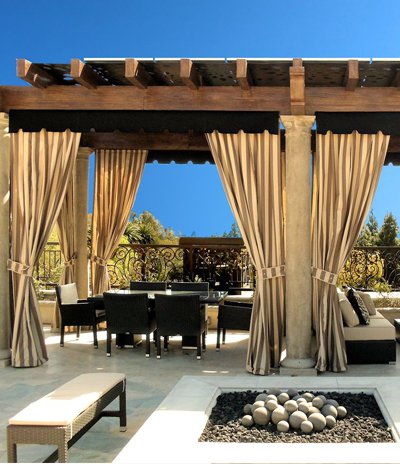 Sunbrella daybed Outdoor Curtains